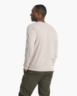 Long Sleeve Rise Tee | Dark Salt -Cheap Drape Joy Store V1001DSA 01511