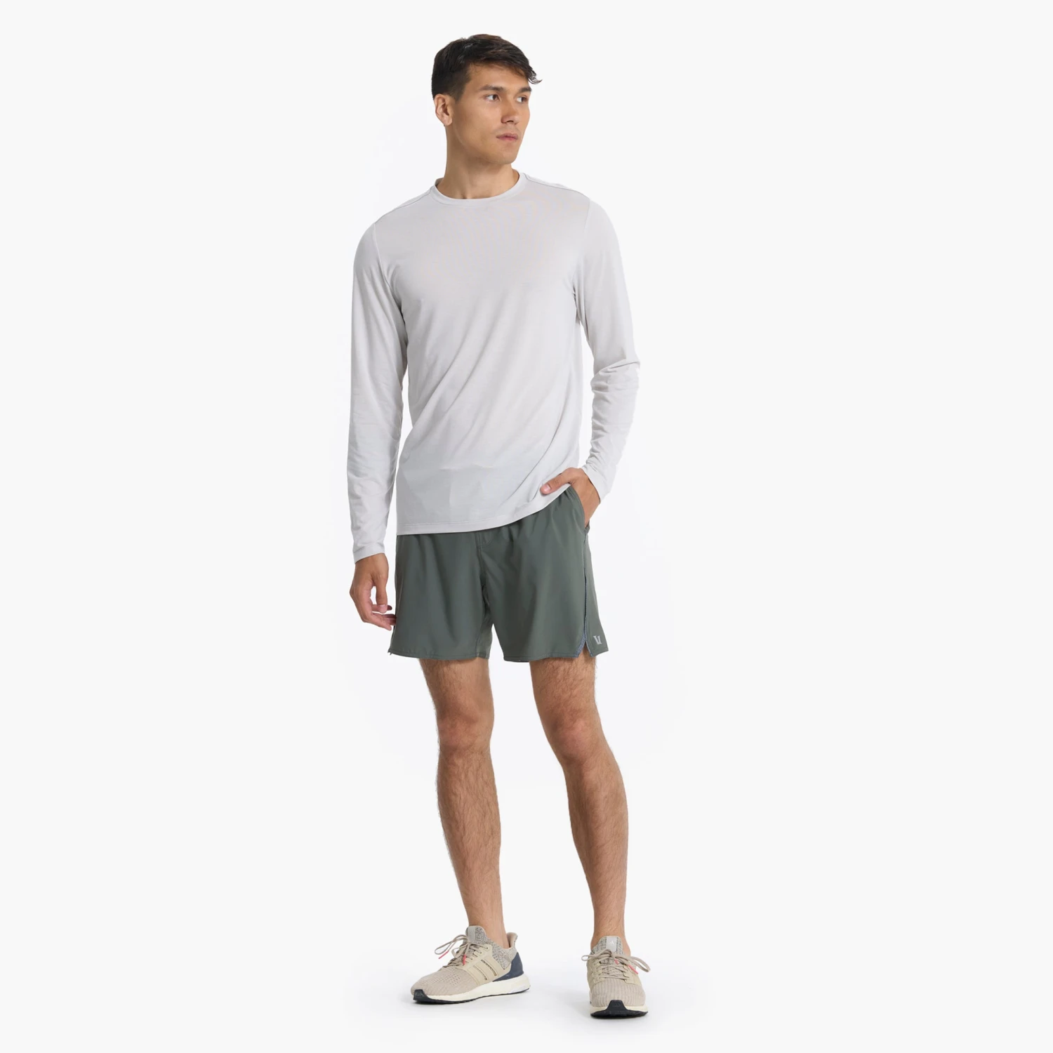 Long Sleeve Current Tech Tee | Salt 5 Long Sleeve Current Tech Tee | Salt - Image 5