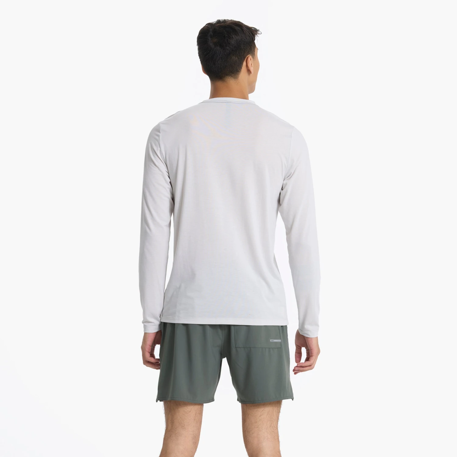 Long Sleeve Current Tech Tee | Salt 4 Long Sleeve Current Tech Tee | Salt - Image 4