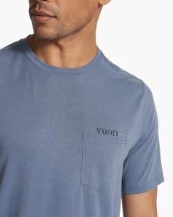 Current Pocket Tee | Azure -Cheap Drape Joy Store V1007AZR FA23 M ECOMM TOPS DETAIL 8 e6356e84 3a4f 4fd4 92ac 5bec34871354