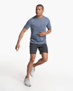 Current Pocket Tee | Azure -Cheap Drape Joy Store V1007AZR FA23 M ECOMM TOPS FULL 4 17c33cf9 933d 4ffe 9e34 9bae6046f9ea