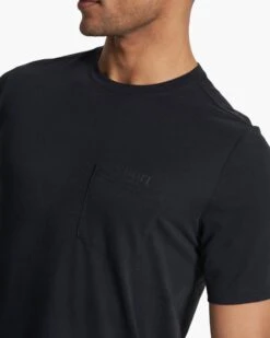 Current Pocket Tee | Black -Cheap Drape Joy Store V1007BLK FA23 M ECOMM TOPS DETAIL 7