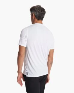 Current Pocket Tee | White -Cheap Drape Joy Store V1007WHT FA23 M ECOMM TOPS BACK TOPS 2