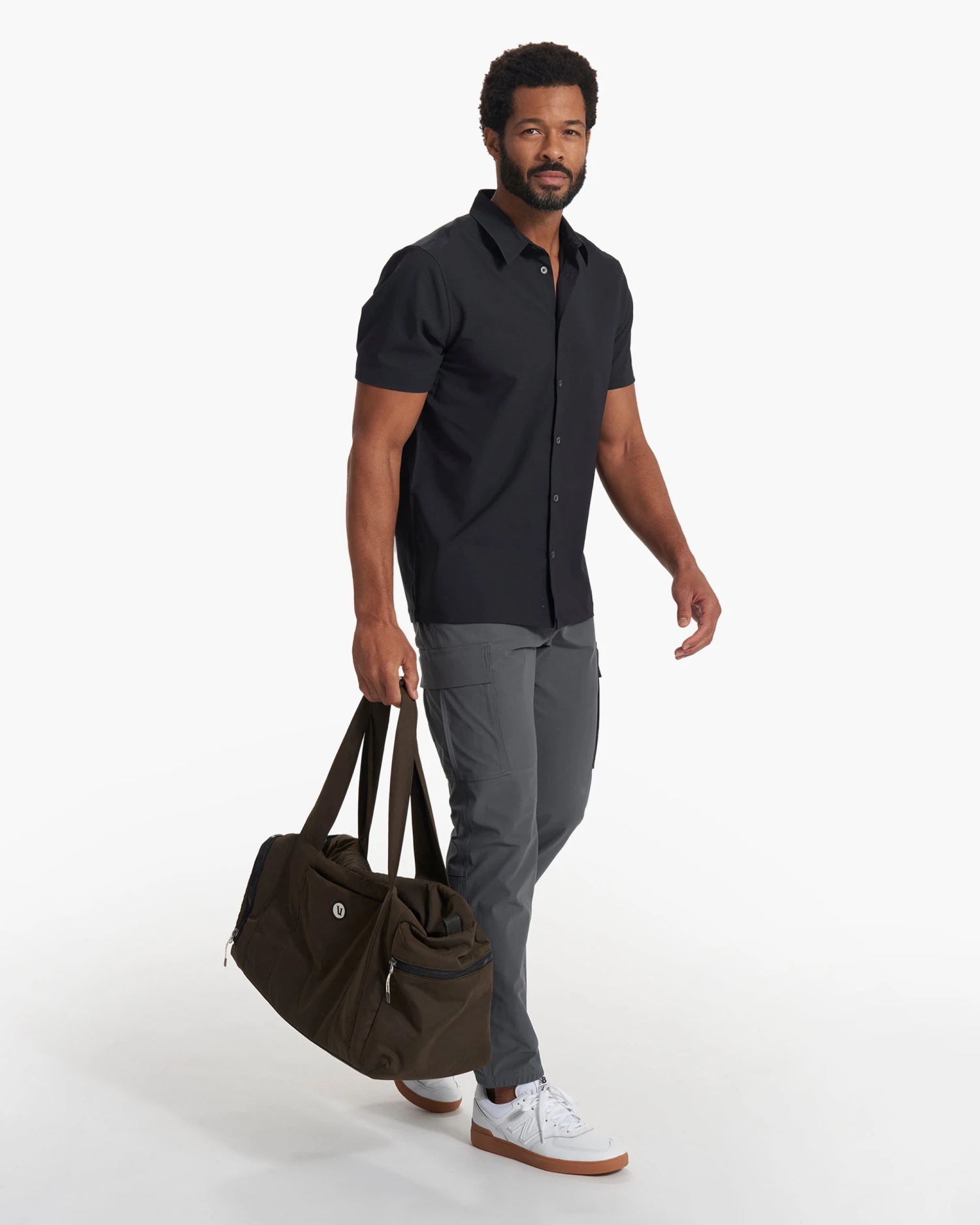 Short Sleeve Manhattan Button Down | Black 6 Short Sleeve Manhattan Button Down | Black - Image 6