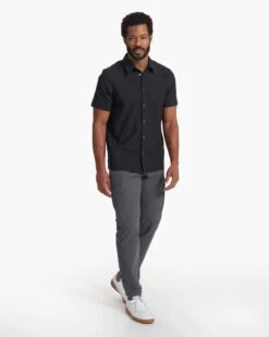 Short Sleeve Manhattan Button Down | Black 10 Short Sleeve Manhattan Button Down | Black -Cheap Drape Joy Store V1024BLK SP23 M ECOMM TOPS TOP 0494 1X1 eca5bdea 031a 4817 9375 e7a4bad15565