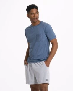 Tradewind Performance Tee | Coastal Heather -Cheap Drape Joy Store V109CLH 10953