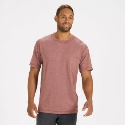 Tradewind Performance Tee | Red Clay Heather -Cheap Drape Joy Store V109HRC 1 b2c8f0a4 4914 4228 97ef 1fe809b2df6a