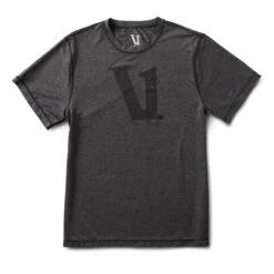V1 Logo Tech Tee | Charcoal Heather