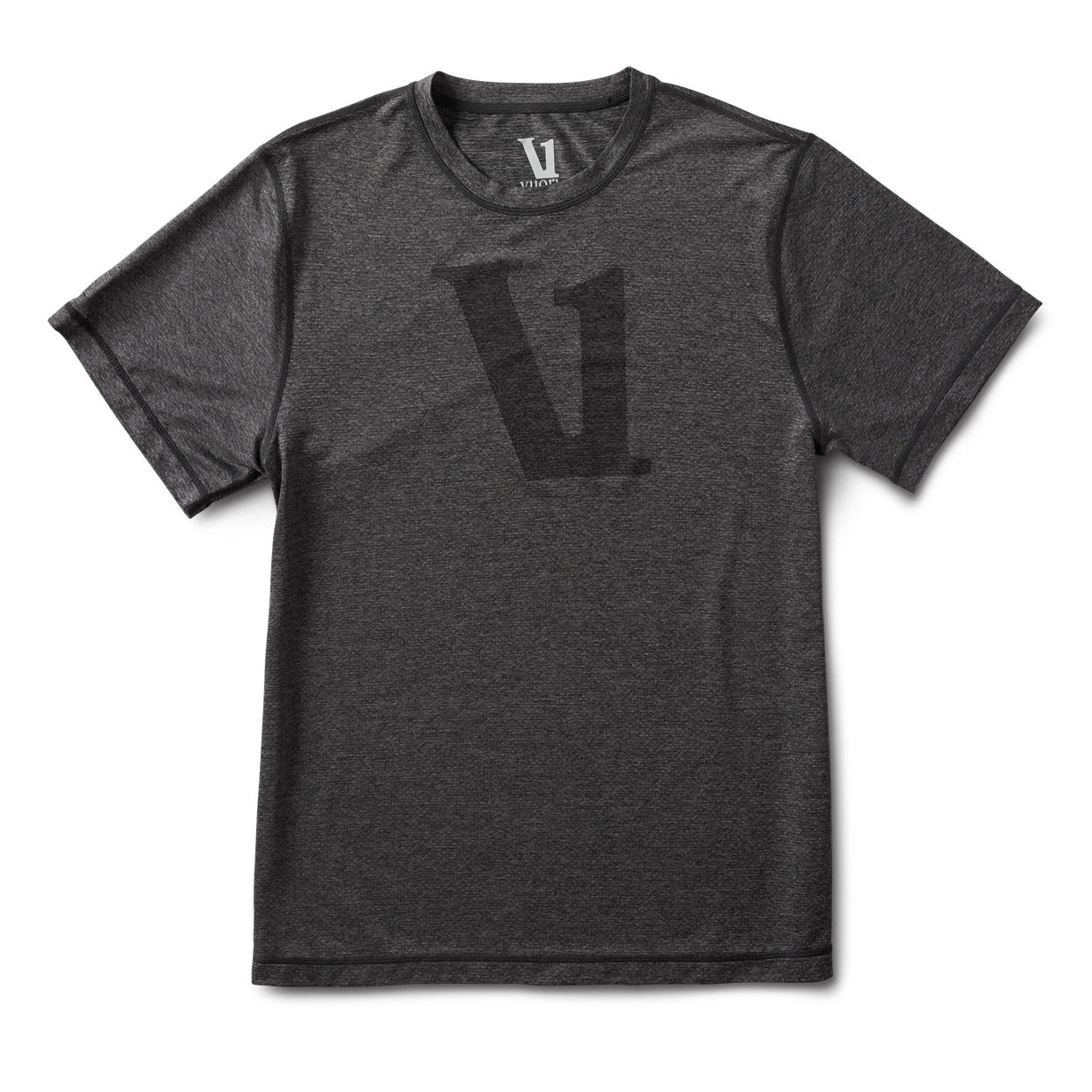 V1 Logo Tech Tee | Charcoal Heather 1 V1 Logo Tech Tee | Charcoal Heather