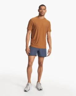 Strato Tech Tee | Autumn Heather -Cheap Drape Joy Store V126HAU FA23 M ECOMM TOPS FULL 4