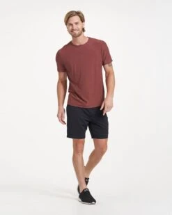 Strato Tech Tee | Cedar Heather -Cheap Drape Joy Store V126HCD 2389