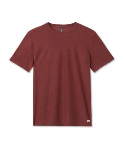 Strato Tech Tee | Earth Red Heather