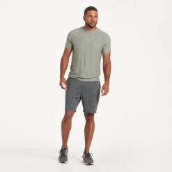 Strato Tech Tee | Eucalyptus Heather -Cheap Drape Joy Store V126HEU 0633