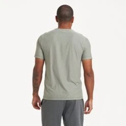 Strato Tech Tee | Eucalyptus Heather -Cheap Drape Joy Store V126HEU 0673