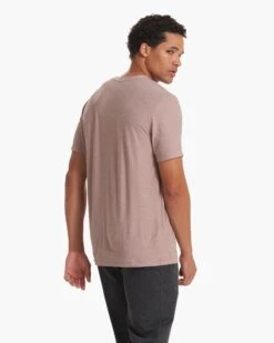 Strato Tech Tee | Umber Heather -Cheap Drape Joy Store V126HUM SP23 M ECOMM TOPS TOP 3601 1x1 f66aadd3 56e3 4d3d 8433 3a04b4e70637