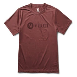 V1 Vuori Tech Tee | Fig Heather