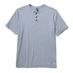 Short Sleeve Ever Henley | Light Cloud