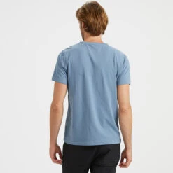 Short-Sleeve Ever Henley | Cloud -Cheap Drape Joy Store V165CLD 3