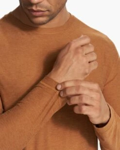 Long Sleeve Strato Tech Tee | Autumn Heather 11 Long Sleeve Strato Tech Tee | Autumn Heather -Cheap Drape Joy Store V178HAU FA23 M ECOMM TOPS DETAIL 7