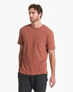 The Rise Tee | Copper -Cheap Drape Joy Store V182COP SP23 M ECOMM TOPS TOP 2012 1x1 d9abb3d8 9c17 43a9 afe7 5c74f5f38366