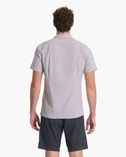 Short Sleeve Bridge Button Down | Fog -Cheap Drape Joy Store V184FOG SP23 M ECOMM TOPS TOP 2638 1x1 e219a74c 1af9 4bc8 aa36 0345bf3f6e57