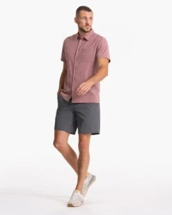 Short Sleeve Bridge Button Down | Light Terracotta Dagger -Cheap Drape Joy Store V184LTD SP23 M ECOMM TOPS TOP 5308 1X1 1e6b9b49 0b29 452c b7c4 32f33da5cd2b