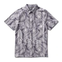 Short-Sleeve Bridge Button Down | Smoke Fronds