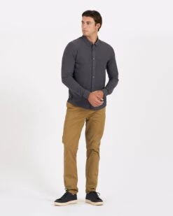 Long-Sleeve Ace Button-Down | Charcoal -Cheap Drape Joy Store V185CCL 4 update