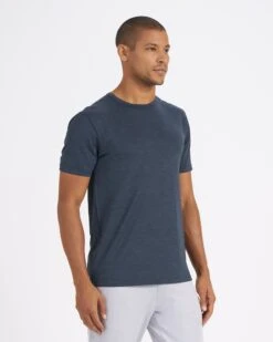 Zephyr Tee | Indigo Heather -Cheap Drape Joy Store V191HTI 2