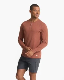 Long Sleeve Ease Performance Henley | Copper Heather 10 Long Sleeve Ease Performance Henley | Copper Heather -Cheap Drape Joy Store V194HCO SP23 M ECOMM TOPS TOP 3454 1x1 0830b94b 48ad 45a8 a164 4fe0731ec5cc