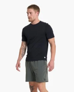 Current Tech Tee | Black -Cheap Drape Joy Store V195BLK 3