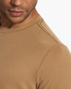 Current Tech Tee | Wheat -Cheap Drape Joy Store V195WHE FA23 M ECOMM TOPS DETAIL 7