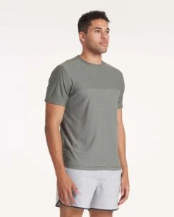 Grandview Tech Tee | Oregano Heather -Cheap Drape Joy Store V197HOR 1724