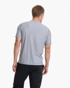 Grandview Tech Tee | Light Heather Grey -Cheap Drape Joy Store V197LHG 111131