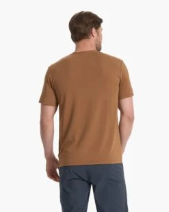 Linear Henley | Rum -Cheap Drape Joy Store V199RUM FA22 M ECOMM TOPS TOP 2102 1X1 d84513d2 157f 4279 a428 acb315162ea9