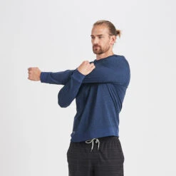 Ponto Performance Crew | Navy Heather -Cheap Drape Joy Store V224HNV 3 update