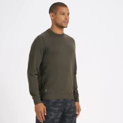 Ponto Performance Crew | Oregano Heather -Cheap Drape Joy Store V224HOR 2