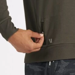 Ponto Performance Crew | Oregano Heather -Cheap Drape Joy Store V224HOR 4