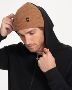 Performance Waffle Zip Hoodie | Washed Black -Cheap Drape Joy Store V259WBL FA22 M ECOMM FULL 2378 corrected