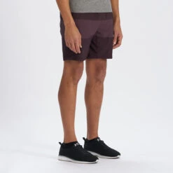 Kore Short | Oxblood Texture Block 6 Kore Short | Oxblood Texture Block -Cheap Drape Joy Store V302OTB 2