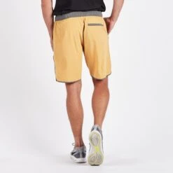 Banks Short | Saffron Linen Texture -Cheap Drape Joy Store V330TLS 3