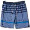 Trail Short | Navy-Blue Stripe