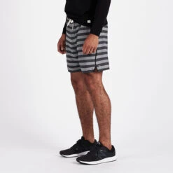 Trail Short | Charcoal Micro Stripe -Cheap Drape Joy Store V341CMS 2