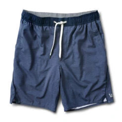 Trail Short | Navy Heather Texture