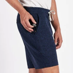 Ponto Short | Navy Heather -Cheap Drape Joy Store V344HNV 4