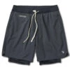 Stockton Short | Black Linen Texture