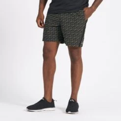 Draft Short | Black Woodblock -Cheap Drape Joy Store V375BWB 2