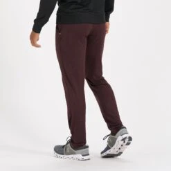 Ponto Performance Pant | Oxblood Heather -Cheap Drape Joy Store V418HOX 3 d05dab7b 0f8d 467e 812c f0508409cb85