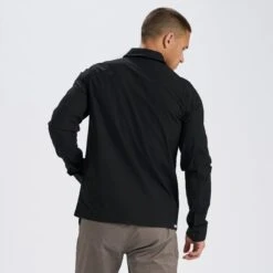 Ripstop Jacket | Black -Cheap Drape Joy Store V527BLK 3