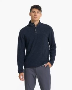 Venice Wool Pullover | Ink Heather -Cheap Drape Joy Store V544HIN 00340